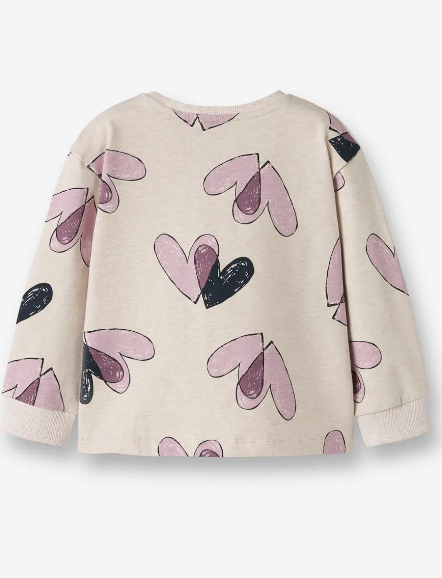 Organic Cotton Printed Sweatshirt - Little Girl