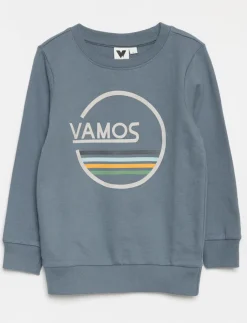 Organic Cotton Printed Sweatshirt - Little Boy
