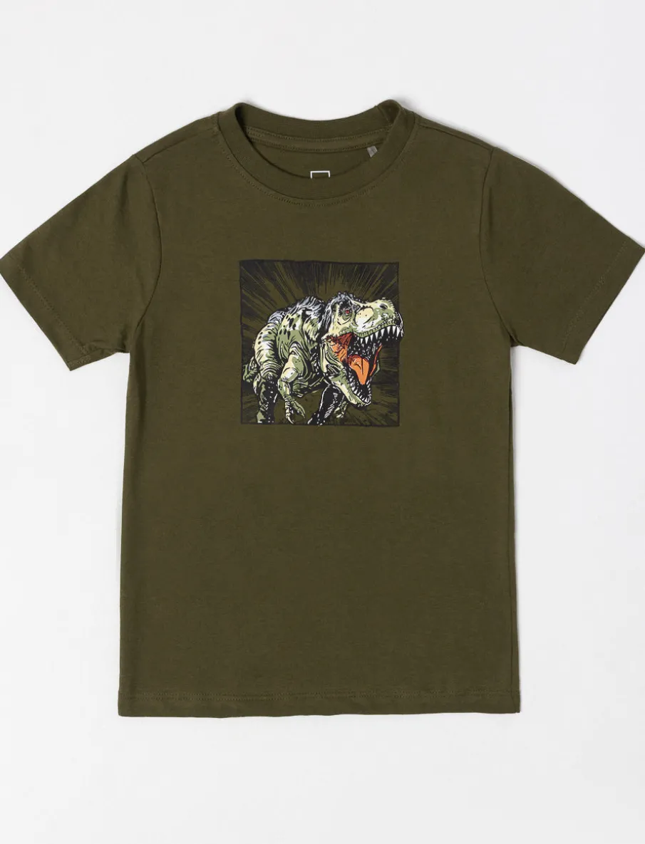 Organic Cotton Printed T-shirt - Little Boy