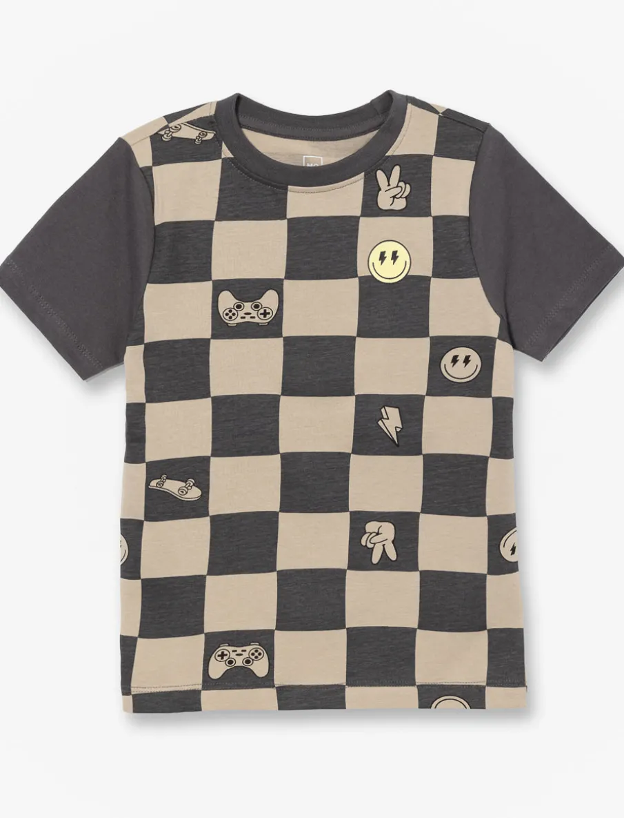 Organic Cotton Printed T-shirt - Little Boy