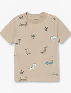 Organic Cotton Printed T-shirt - Little Boy