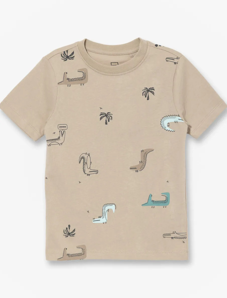 Organic Cotton Printed T-shirt - Little Boy