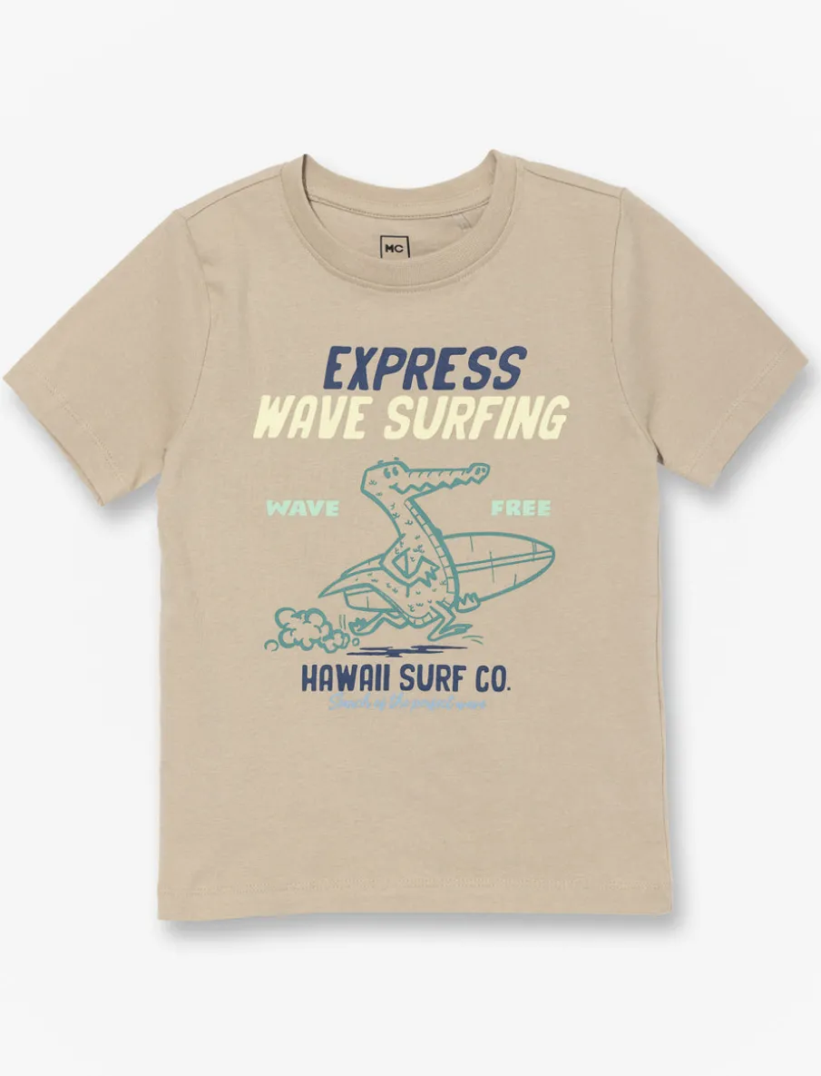 Organic Cotton Printed T-shirt - Little Boy