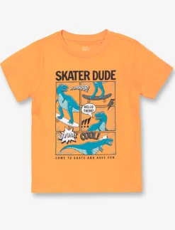 Organic Cotton Printed T-shirt - Little Boy