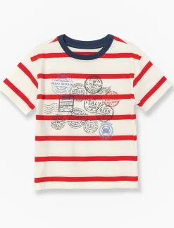 Organic Cotton Printed T-shirt - Little Boy