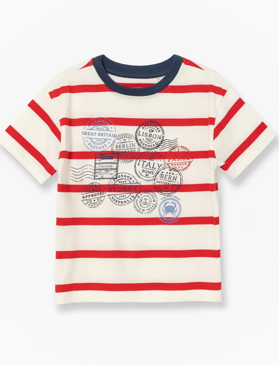 Organic Cotton Printed T-shirt - Little Boy