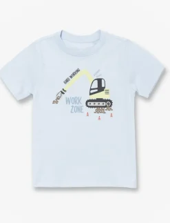 Organic Cotton Printed T-shirt - Little Boy