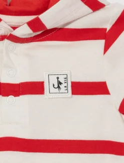 Organic Cotton Striped Romper