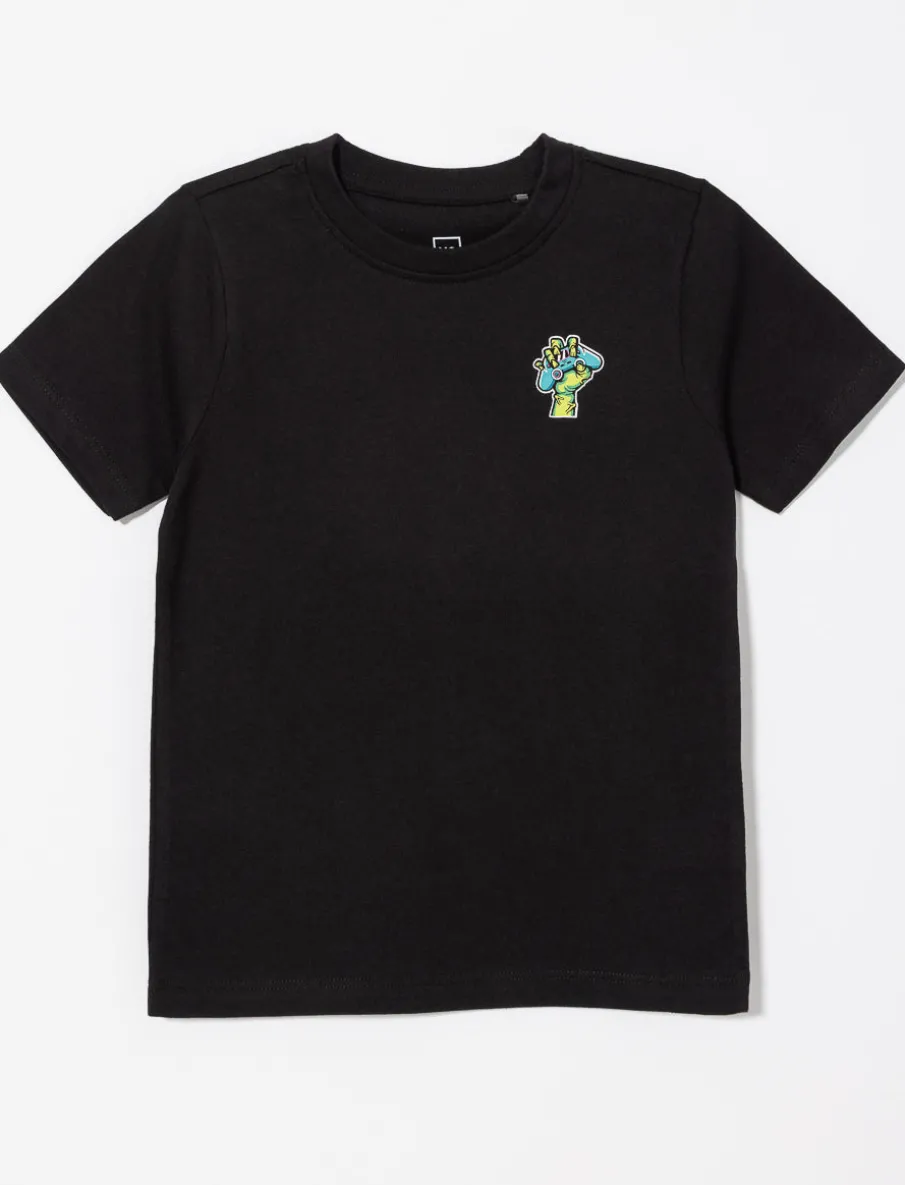 Organic Cotton T-shirt with Back Print – Little Boy