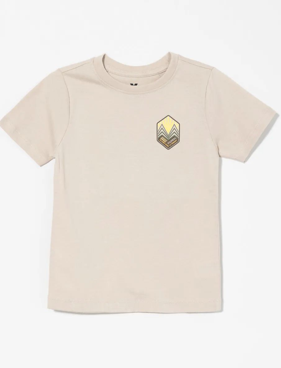 Organic Cotton T-shirt with Back Print - Little Boy