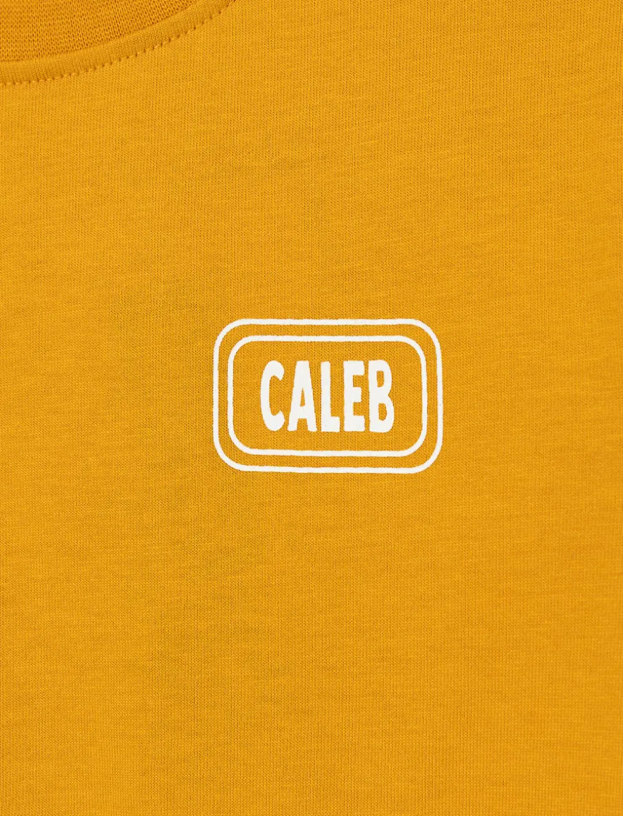 Organic Cotton T-shirt with Back Print - Little Boy