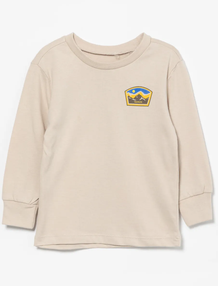 Organic Cotton T-shirt with Back Print - Baby Boy