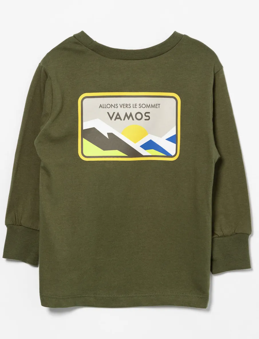Organic Cotton T-shirt with Back Print - Baby Boy