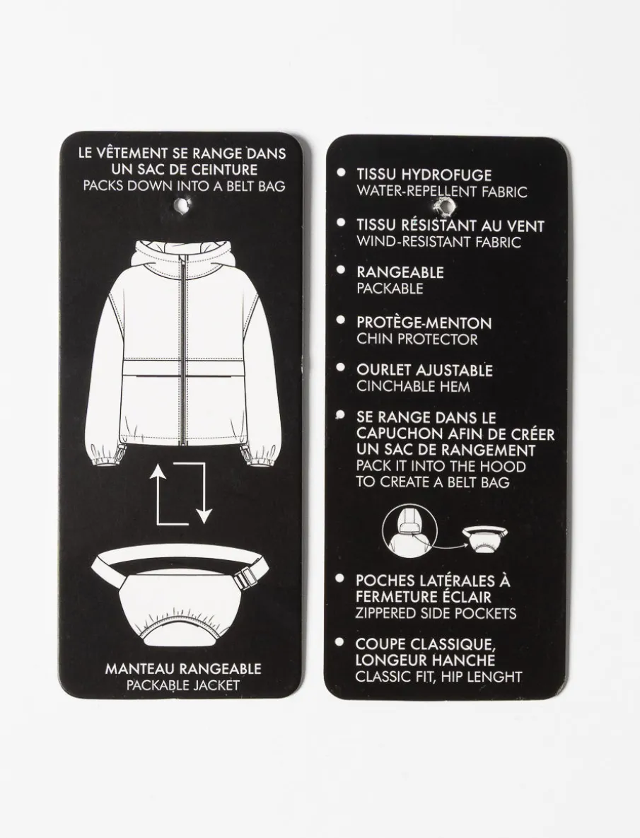 Packable Zip-up Windbreaker
