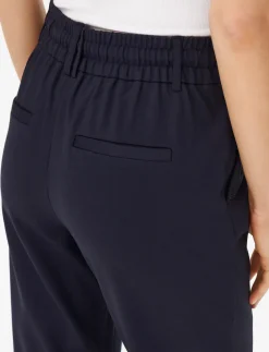 Pants with Drawstring and Elastic Waistband