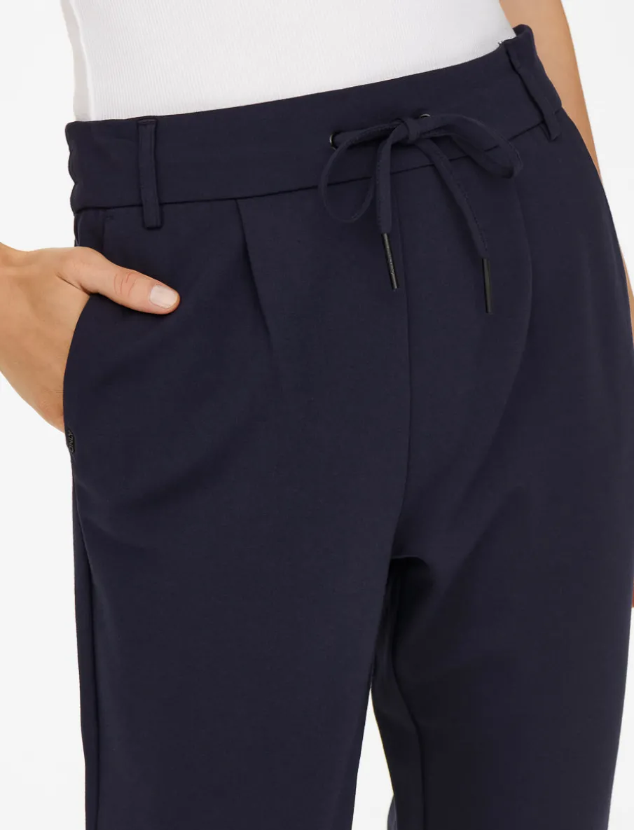 Pants with Drawstring and Elastic Waistband