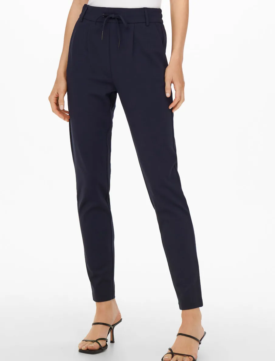 Pants with Drawstring and Elastic Waistband