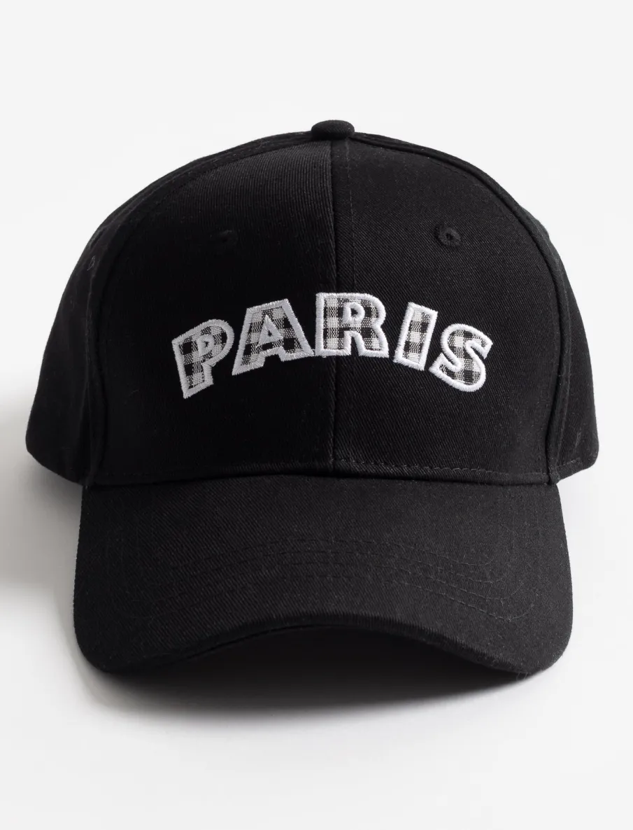 Paris Embroidered Cap