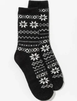 Patterned Chenille Socks