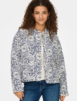Patterned Quilted Jacket