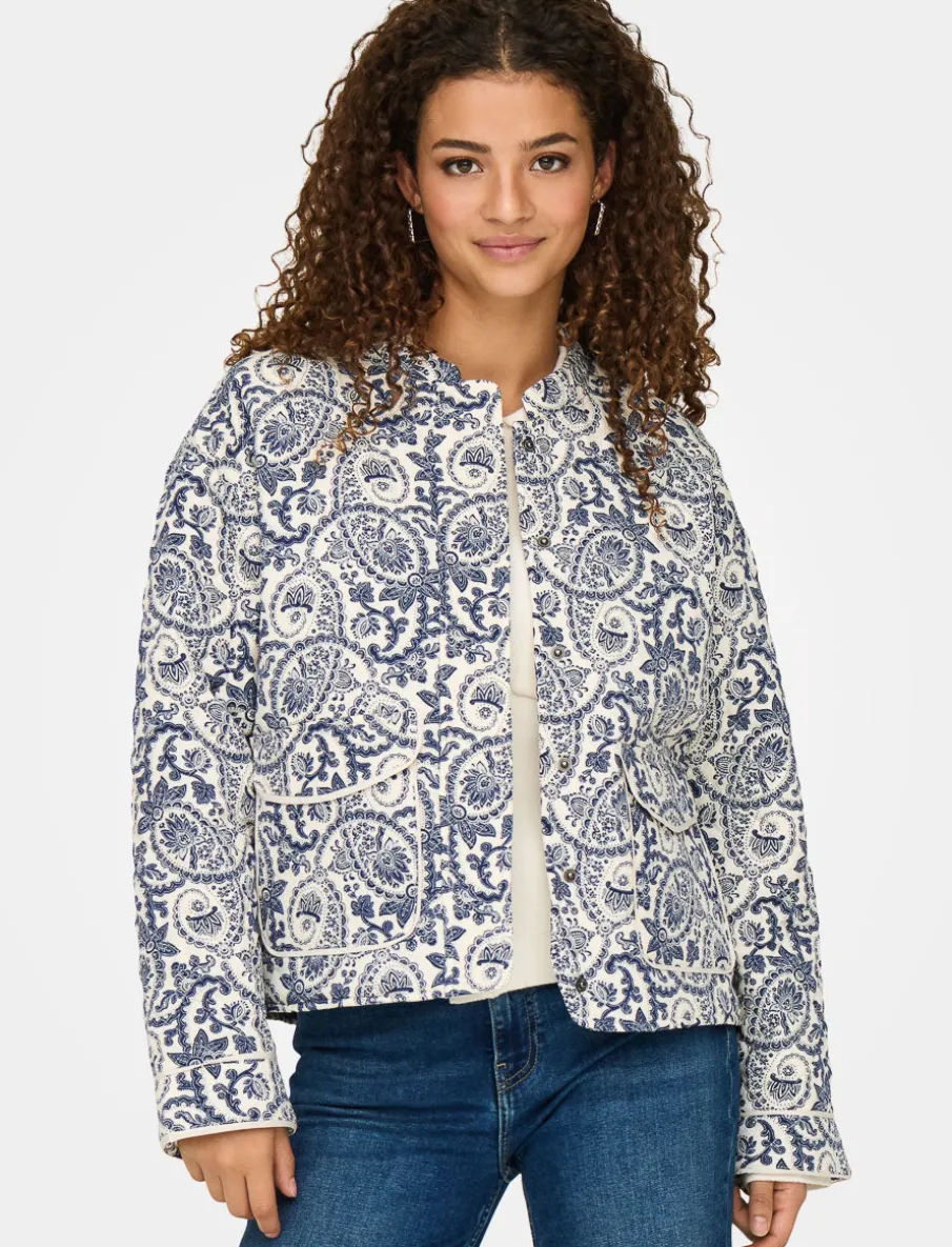 Patterned Quilted Jacket