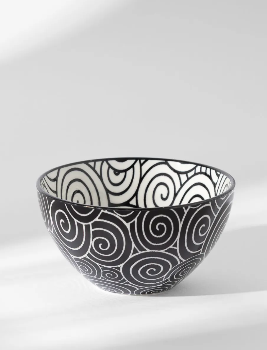 Patterned Stoneware Bowl