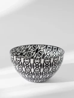 Patterned Stoneware Bowl