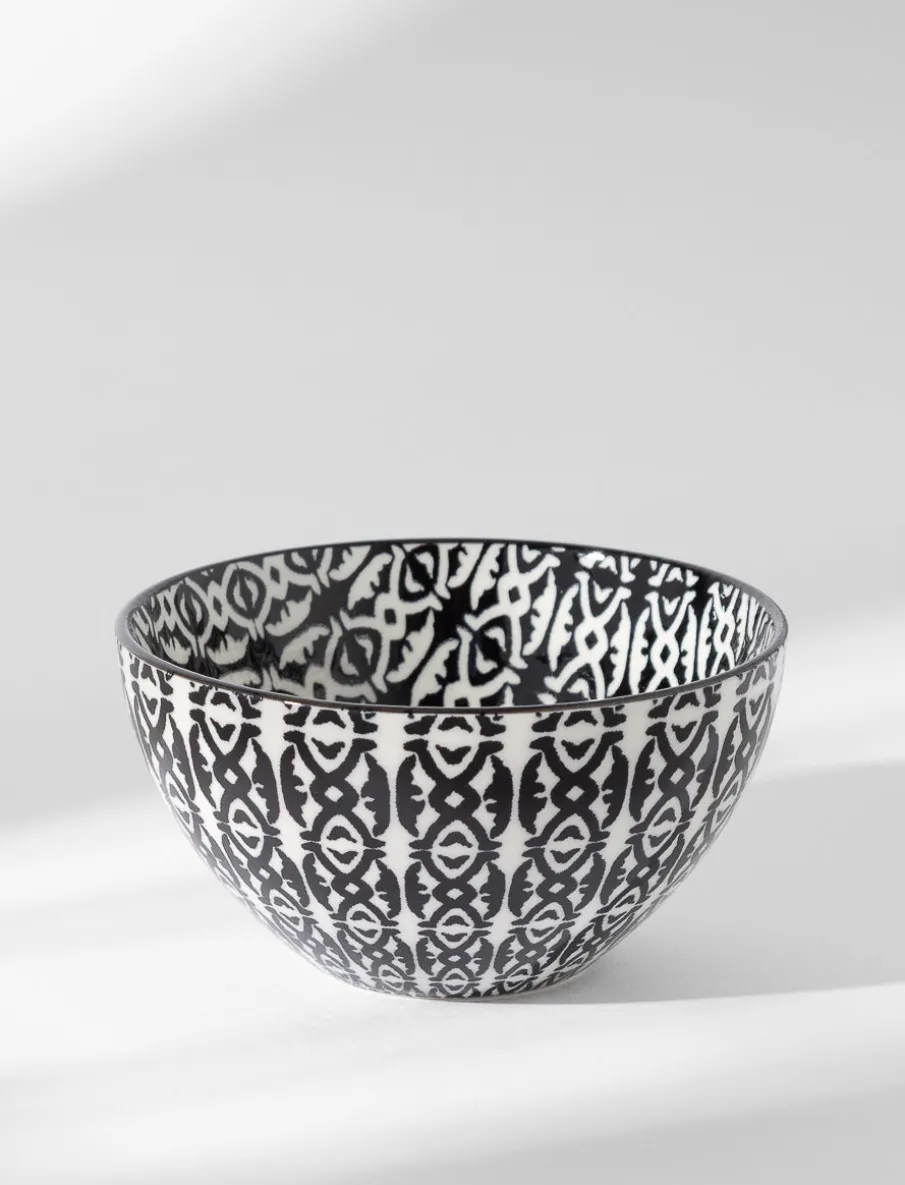 Patterned Stoneware Bowl
