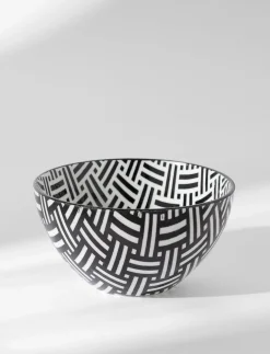 Patterned Stoneware Bowl
