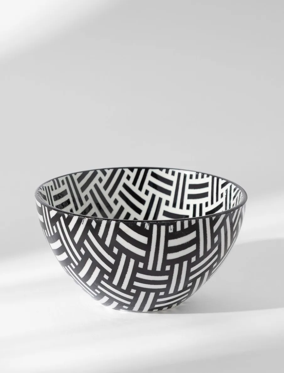 Patterned Stoneware Bowl