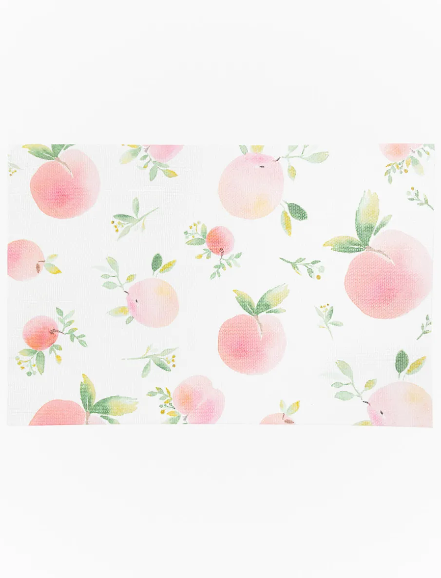 Peach Print Placemat