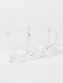 Pedestal Coffee Mugs - Set of 2
