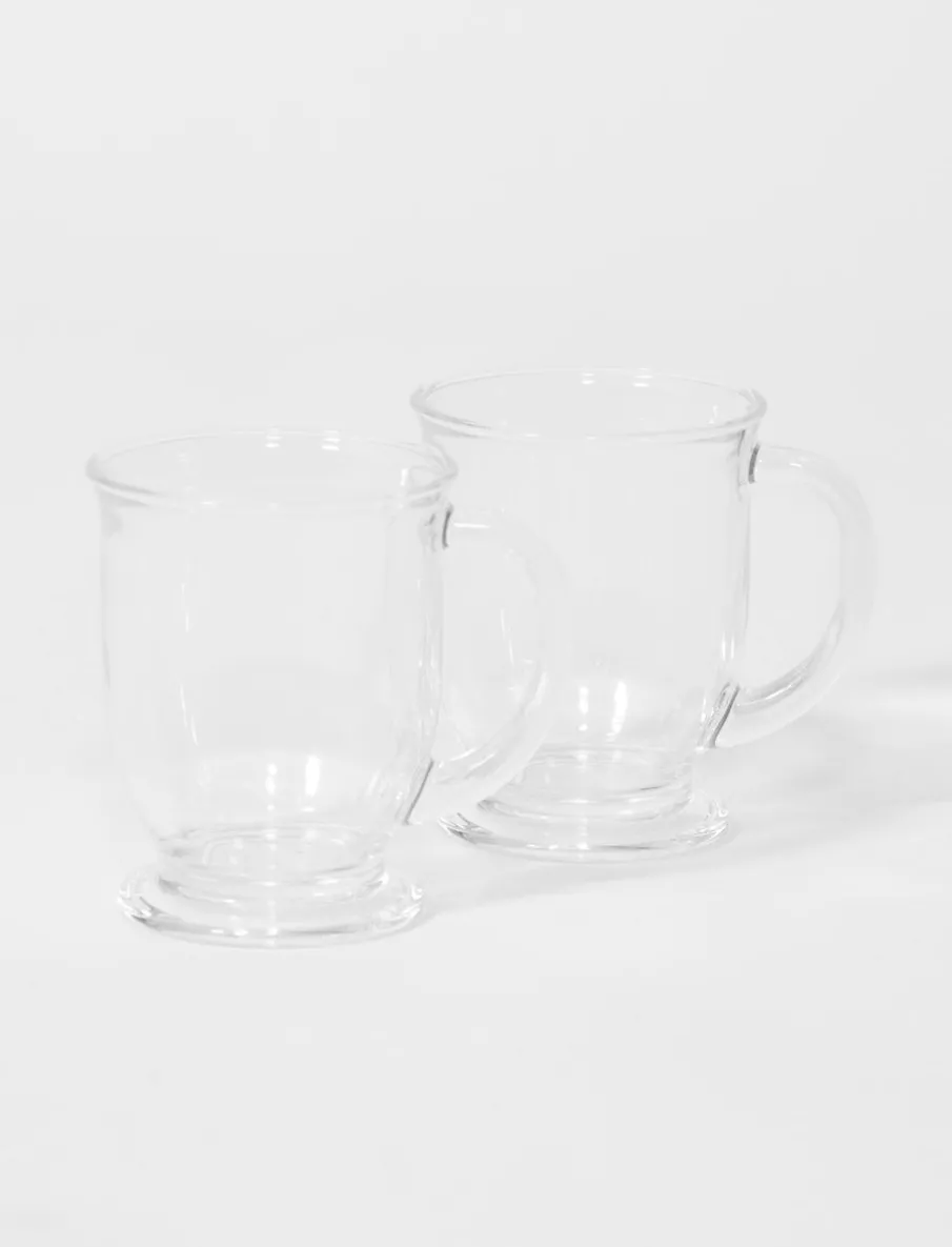 Pedestal Coffee Mugs - Set of 2
