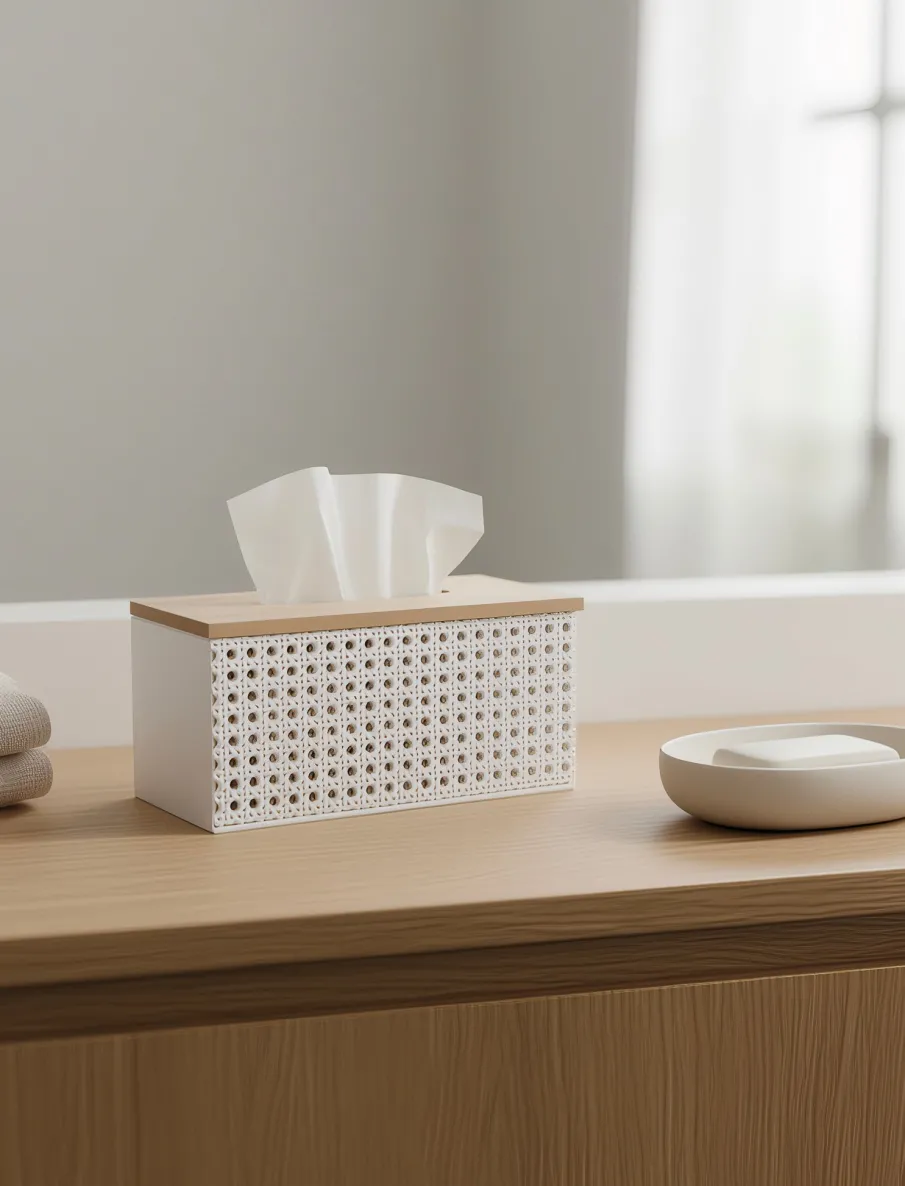 Perforated Tissue Box