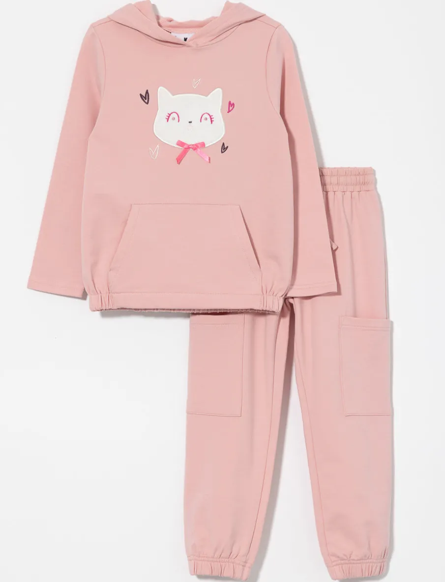 2-piece Cat Print Set