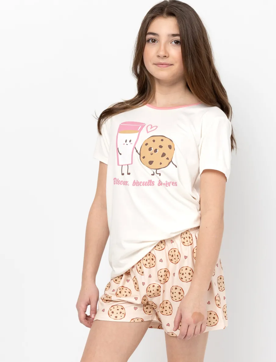 2-Piece Cookie Pajama Set