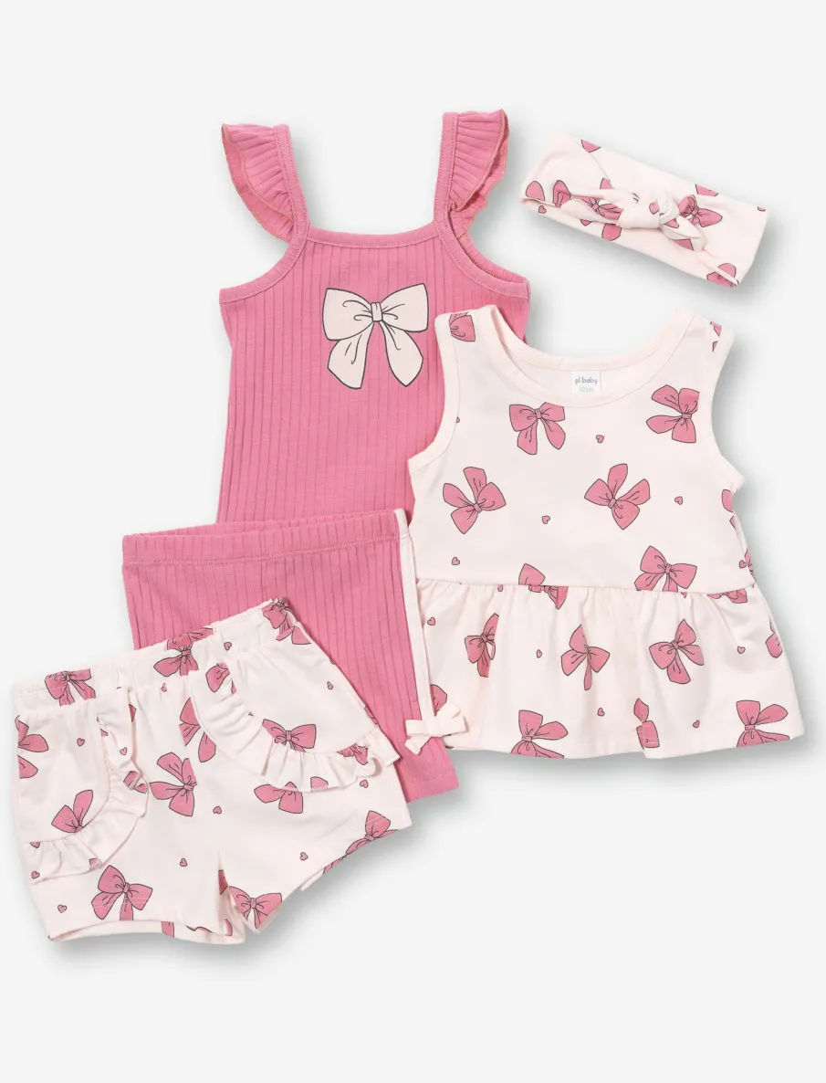 4-Piece Matching Set + Headband
