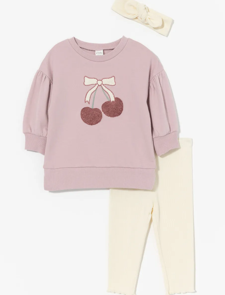 2-piece Set Tunic and Ribbed Leggings - Little Girl