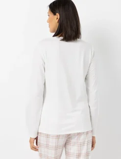 PJ T-shirt with Plaid Pocket