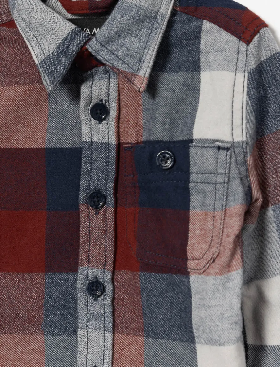 Plaid Flannel Shirt - Baby Boy