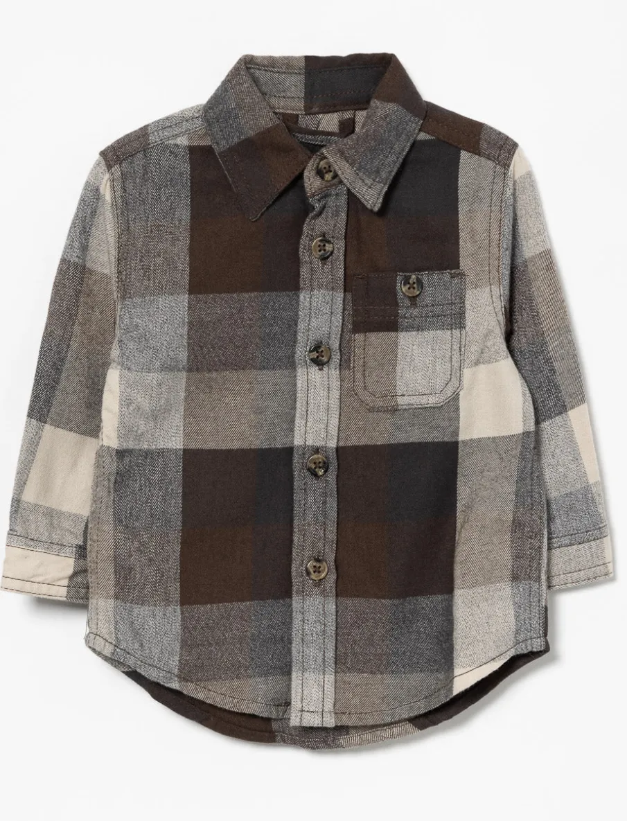 Plaid Flannel Shirt - Baby Boy