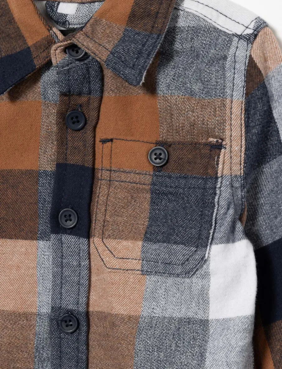 Plaid Flannel Shirt - Baby Boy