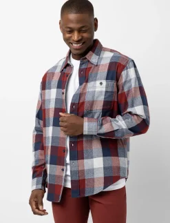Plaid Flannel Shirt with Chest Pocket