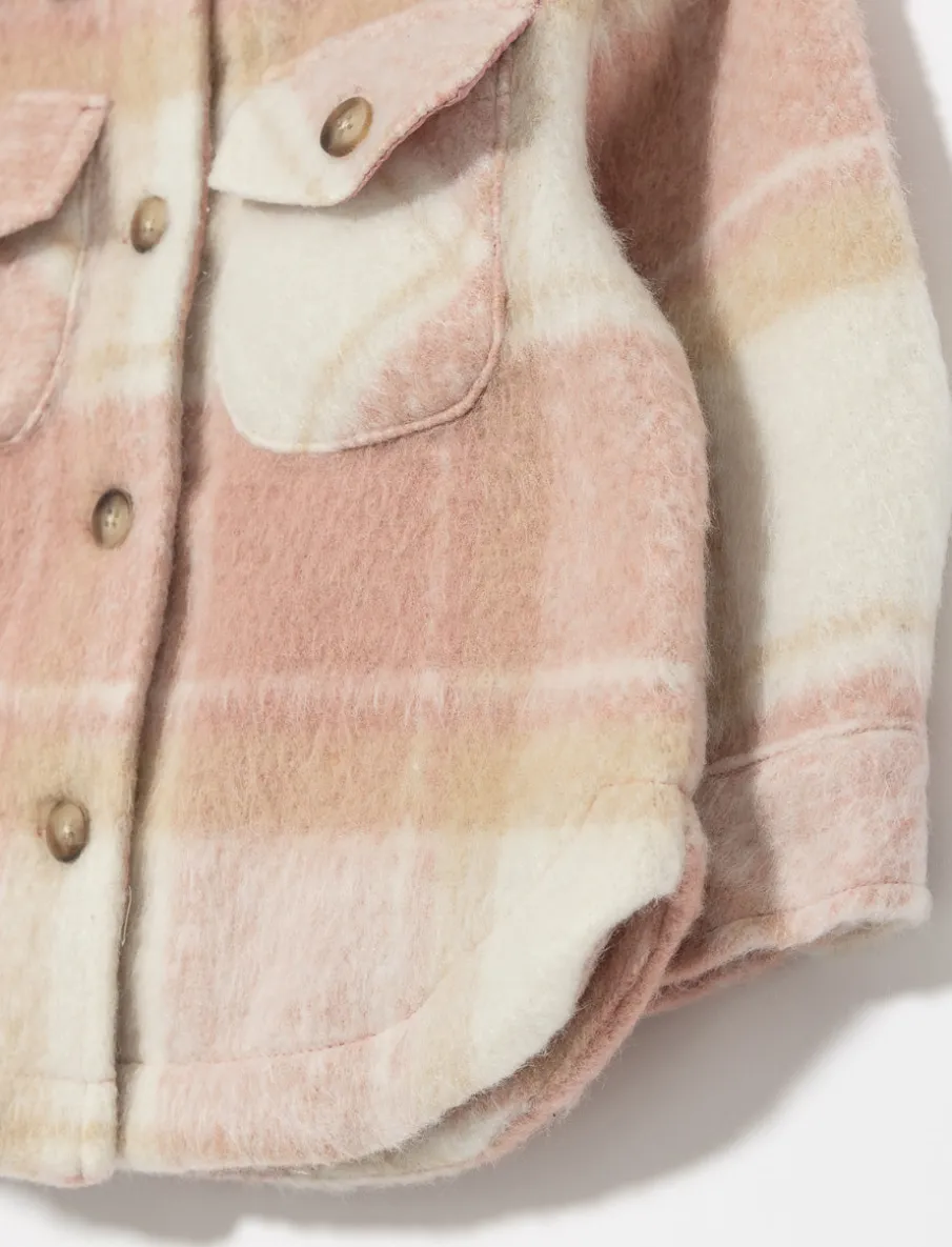 Plaid Shacket - Little Girl