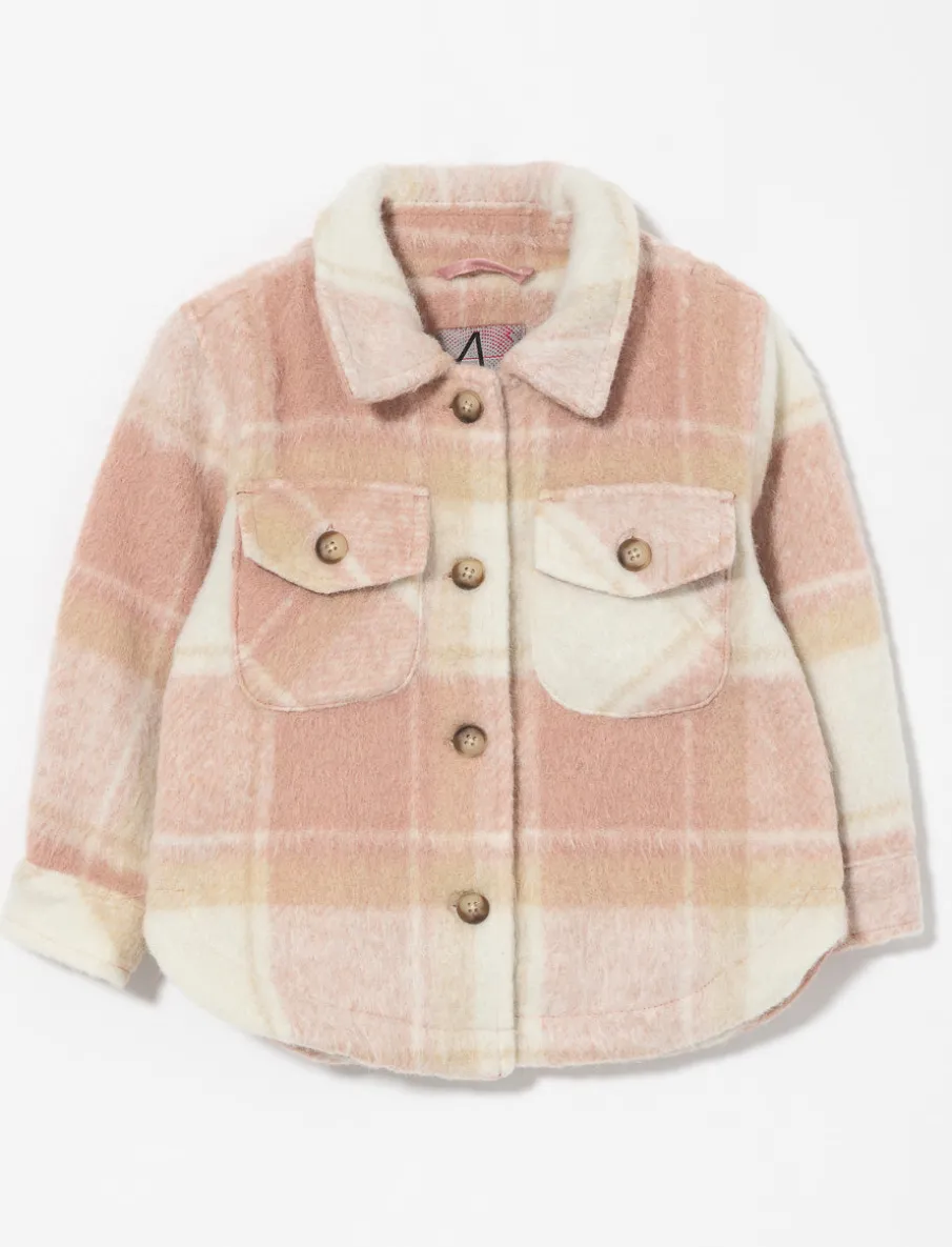 Plaid Shacket - Little Girl
