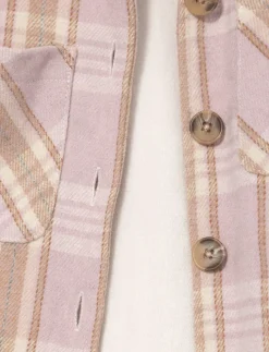 Plaid Sherpa-lined Shacket - Baby Girl