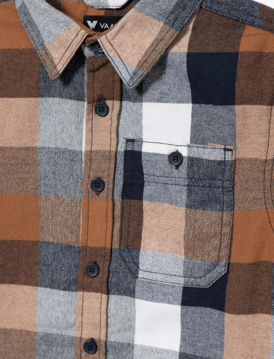Plaid Shirt with Chest Pocket