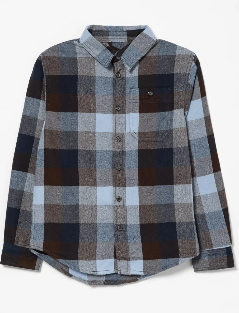 Plaid Shirt with Chest Pocket