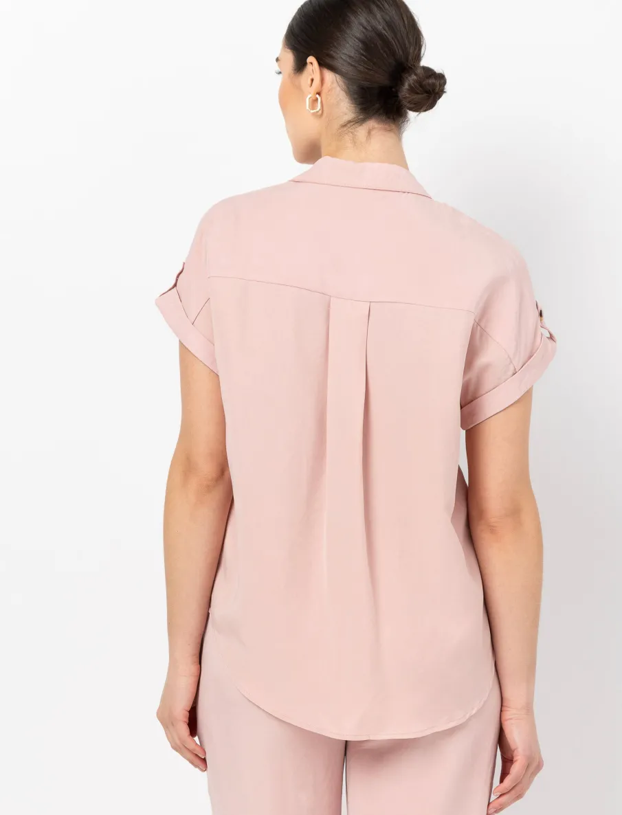 Plain Dolman Sleeve Blouse