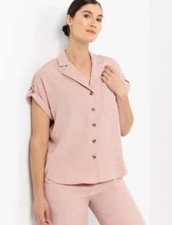 Plain Dolman Sleeve Blouse